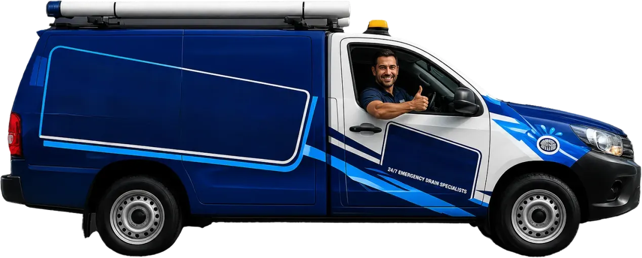 A licensed Epping plumber heading out in the service van